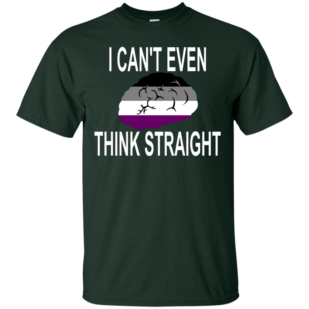 LGBT - I Cant Even Think Straight Asexual Pride lgbt pride T Shirt & Hoodie