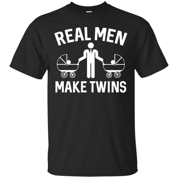 Father - Real Men Make Twins slogans T Shirt & Hoodie