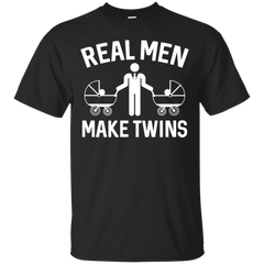 Father - Real Men Make Twins slogans T Shirt & Hoodie