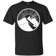 Hiking - Rising Sun mountains T Shirt & Hoodie