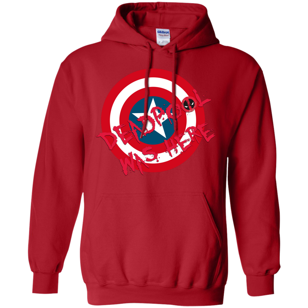 Marvel - Deadpool was here Captain America marvel cinematic universe T Shirt & Hoodie