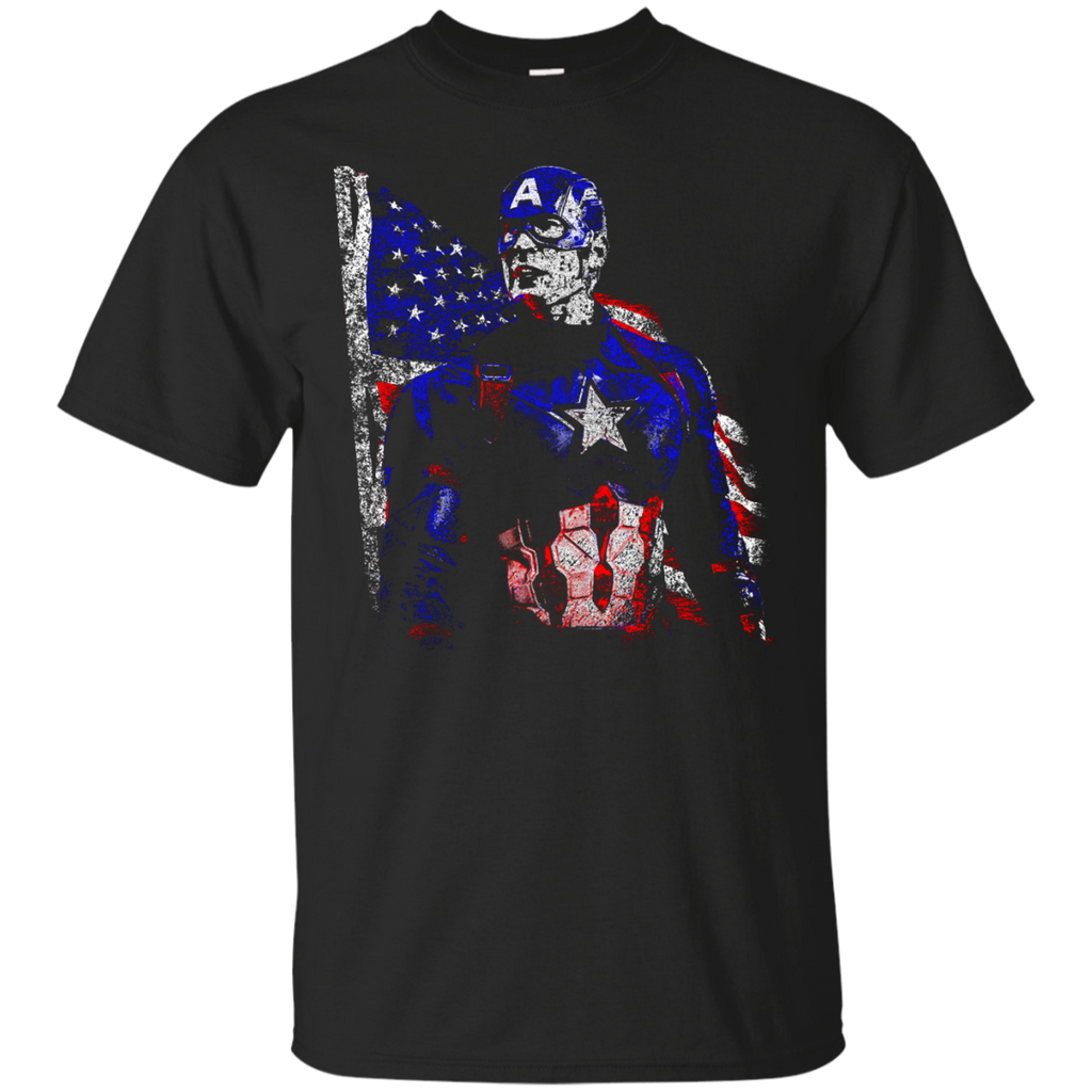 Marvel - America Captain America Black Shirt captain america T Shirt & Hoodie
