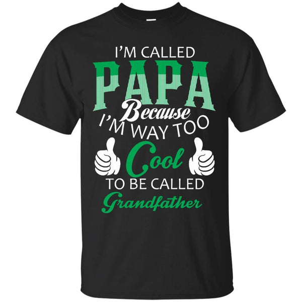 PAPA - im called PaPa because im way too cool to be called Grandfather T Shirt & Hoodie