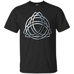 CELTIC - Celtic Triquetra  Double in Brushed Silver T Shirt & Hoodie