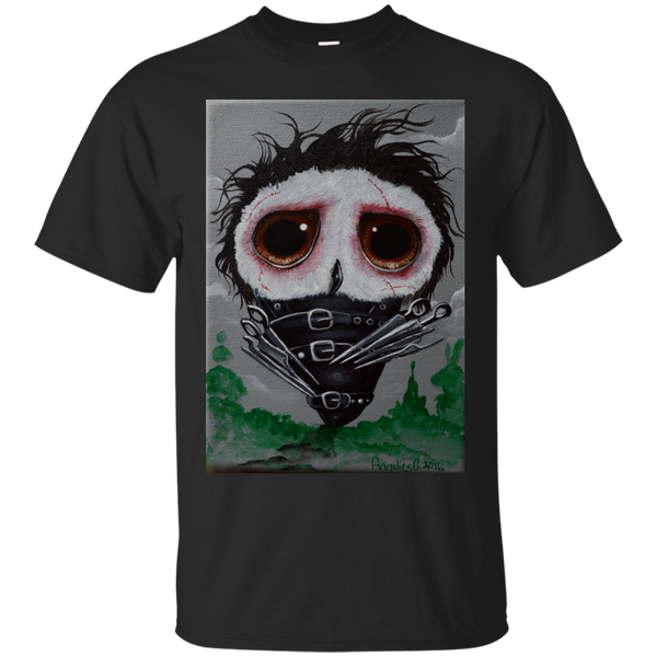 EDWARDS SCISSORHANDS EDWARD SCISSORS SAD CUT - edshands T Shirt & Hoodie