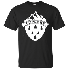 Hiking - Explore the Great Outdoors retro T Shirt & Hoodie