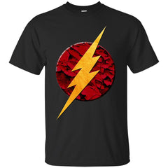 DC - Cracking Flash T Shirt & Hoodie