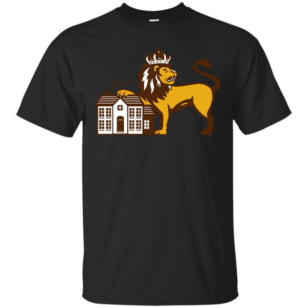 ANGRY LION PAW ON HOUSE ISOLATED RETRO - Angry Lion Paw on House Isolated Retro T Shirt & Hoodie