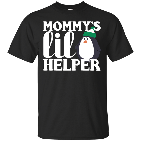 Mom - Mommys Lil Littler Helper Penguin Christmas Design mommy T Shirt & Hoodie