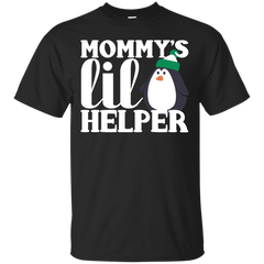 Mom - Mommys Lil Littler Helper Penguin Christmas Design mommy T Shirt & Hoodie