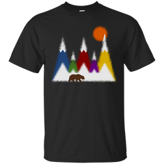BEAR - Bear In Mountains T Shirt & Hoodie