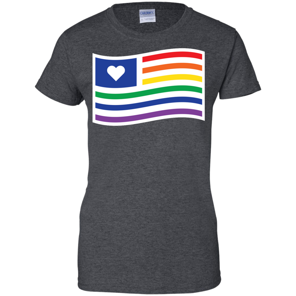 LGBT - Gay Rights Pride Flag With Heart gay pride T Shirt & Hoodie