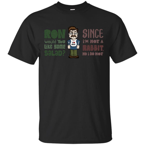 PARKSANDRECREATION - Ron Swanson Thoughts  No Salad T Shirt & Hoodie
