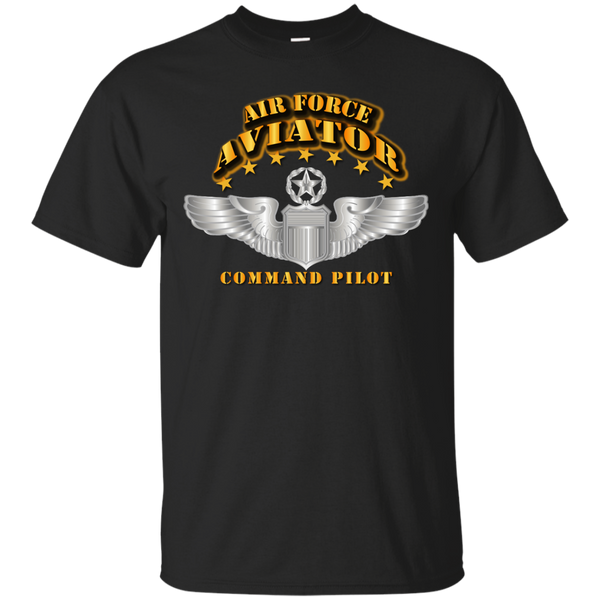 BASIC - Air Force Aviator  Pilot  Command Wings T Shirt & Hoodie