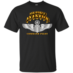 BASIC - Air Force Aviator  Pilot  Command Wings T Shirt & Hoodie
