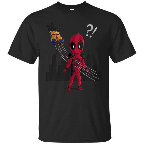 CHIMICHANGAS - Goku VS Deadpool Punch Through T Shirt & Hoodie