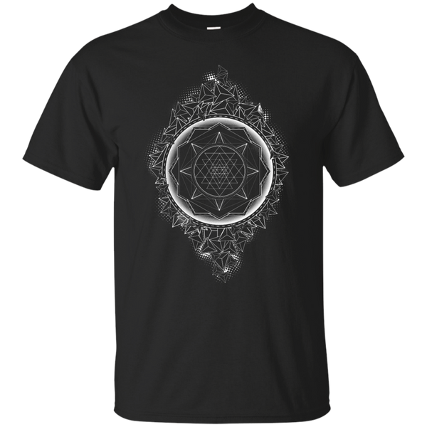 Yoga - Sacred Geometry  Sri Yantra halftone T Shirt & Hoodie