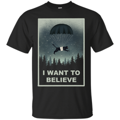 Camping - I want to Belive trees T Shirt & Hoodie