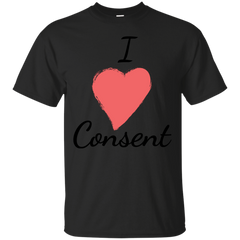 LGBT - I Love Consent ProFeminist Sexual Consent Shirt pro consent T Shirt & Hoodie