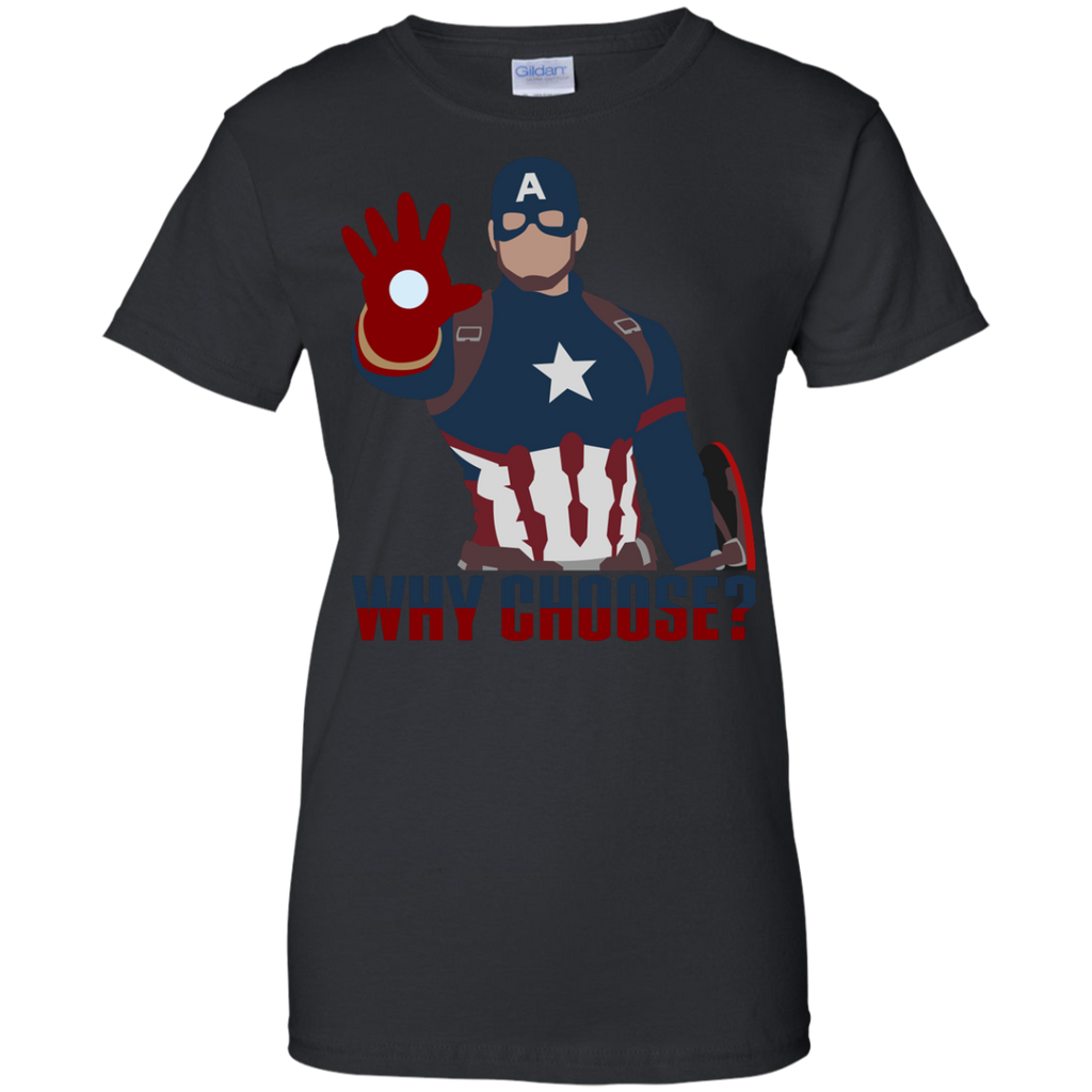 Marvel - Civil War  Why Choose  Captain America nerd T Shirt & Hoodie