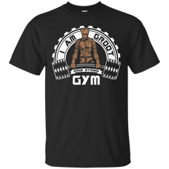 Marvel - I Am Groot Guardians Galaxy Gym Mashup Parody gym T Shirt & Hoodie