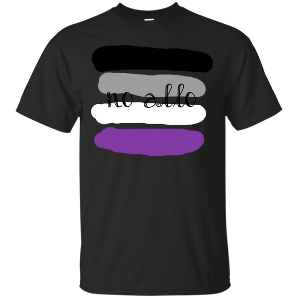 LGBT - No Allo asexual T Shirt & Hoodie
