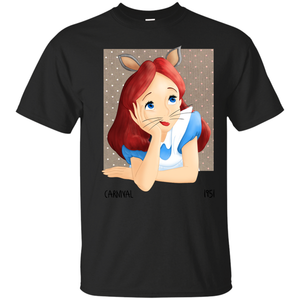ALICE IN WONDERLAND - Carnival 1951  Maroon T Shirt & Hoodie