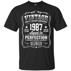 Mom - Vintage 1987 Aged to Perfection born in 1987 T Shirt & Hoodie