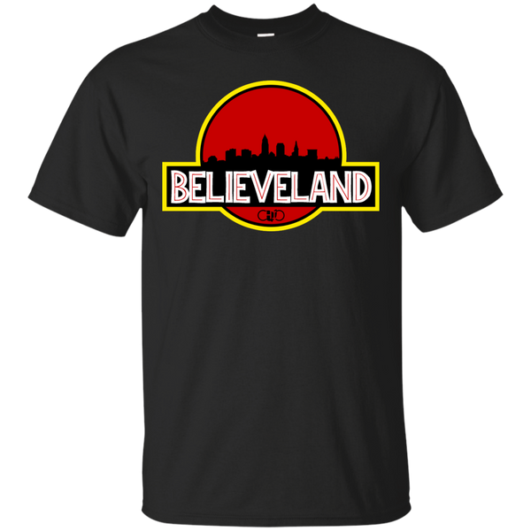 Cleveland - Believeland DinoTheme jurrasic park T Shirt & Hoodie