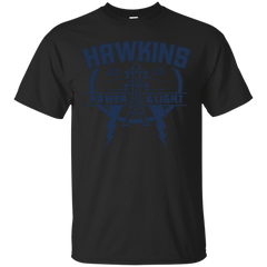 Stranger Things - Hawkins Power and Light stranger things T Shirt & Hoodie