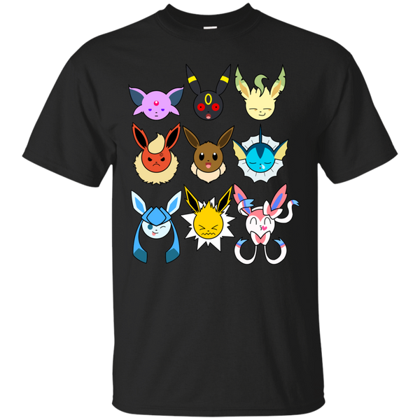Eevee - Eeveelutions Pokemojis fanart T Shirt & Hoodie