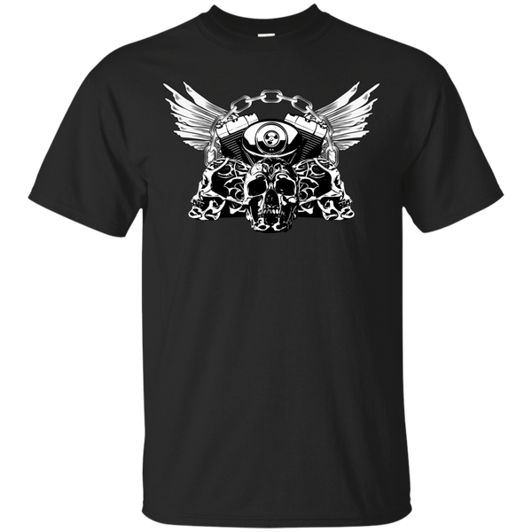 Biker - TRIBAL SKULLS BIKER DESIGN 5 T Shirt & Hoodie