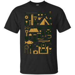 99PI - Camping Collage T Shirt & Hoodie
