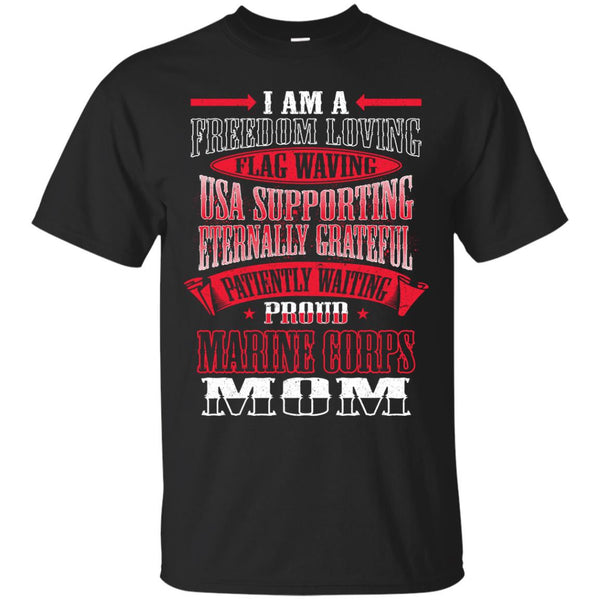 T SHIRT MARINE MOM - Proud Marine Mom t shirt T Shirt & Hoodie