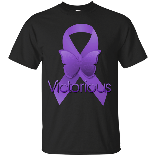 Mom - Purple Awareness Ribbon Victorious purple ribbon T Shirt & Hoodie