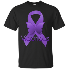 Mom - Purple Awareness Ribbon Victorious purple ribbon T Shirt & Hoodie