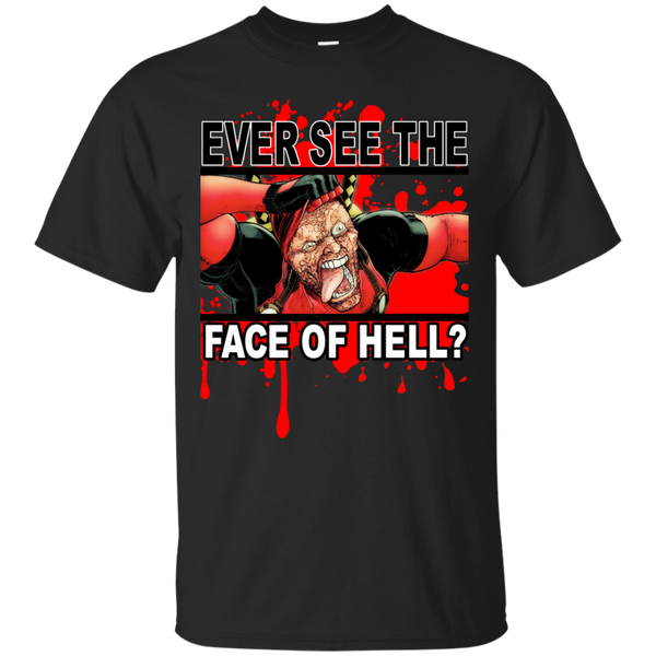Deadpool - Deadpool  Ever see the face of hell volleyball T Shirt & Hoodie