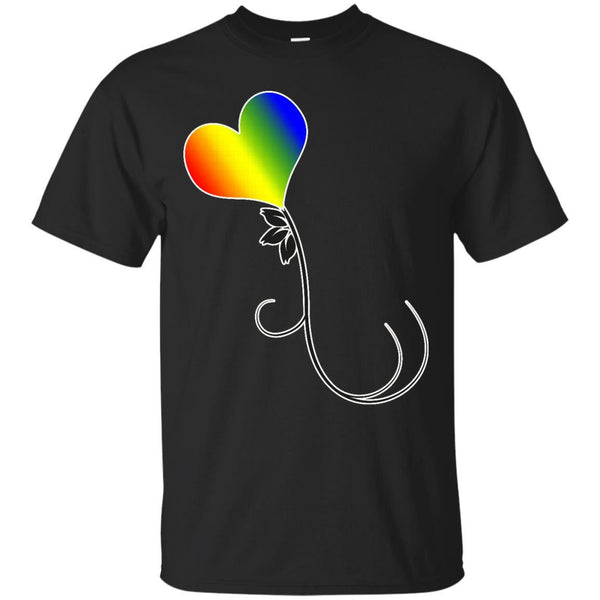 LGBTQIA PRIDE - Rainbow Flower T Shirt & Hoodie