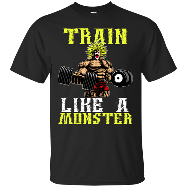 Dragon Ball - TRAIN LIKE A MONSTER  BROLYS GYM pop art T Shirt & Hoodie