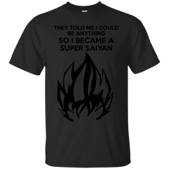 Dragon Ball - I Became a Super Saiyan Black hair version dragonball z T Shirt & Hoodie