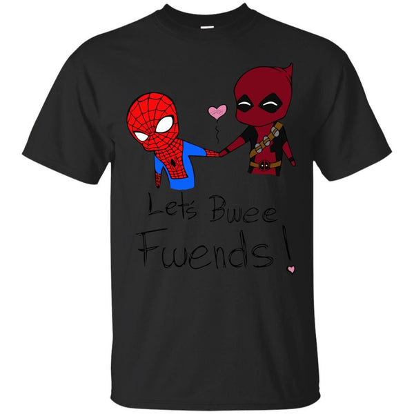 CREST OF FRIENDSHIP - Deadpool V Spiderman T Shirt & Hoodie