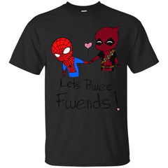 CREST OF FRIENDSHIP - Deadpool V Spiderman T Shirt & Hoodie