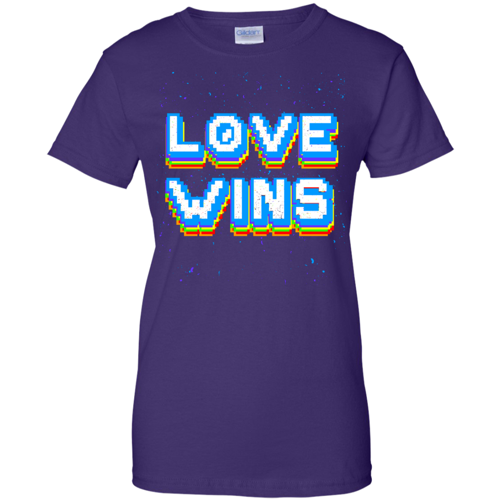 LGBT - Love wins neon T Shirt & Hoodie