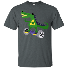 ALLIGATOR - Funny Cute Alligator on Hoverboard T Shirt & Hoodie