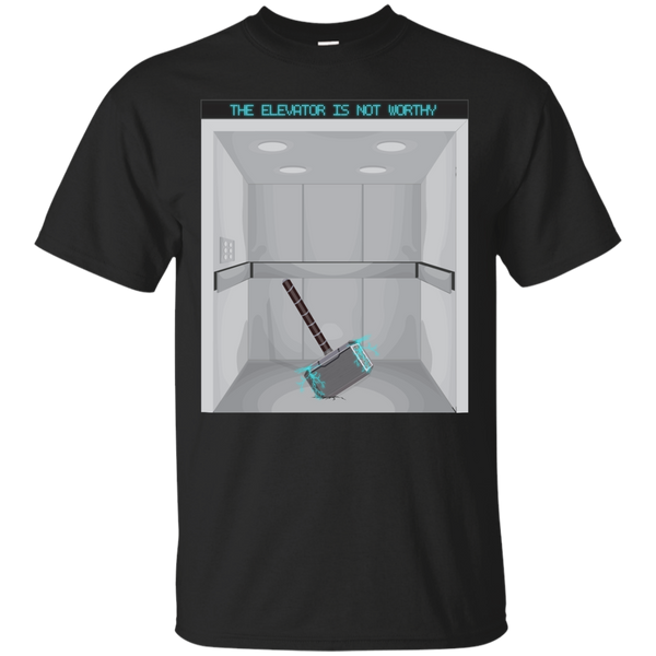 Marvel - The elevator is not worthy worthy T Shirt & Hoodie
