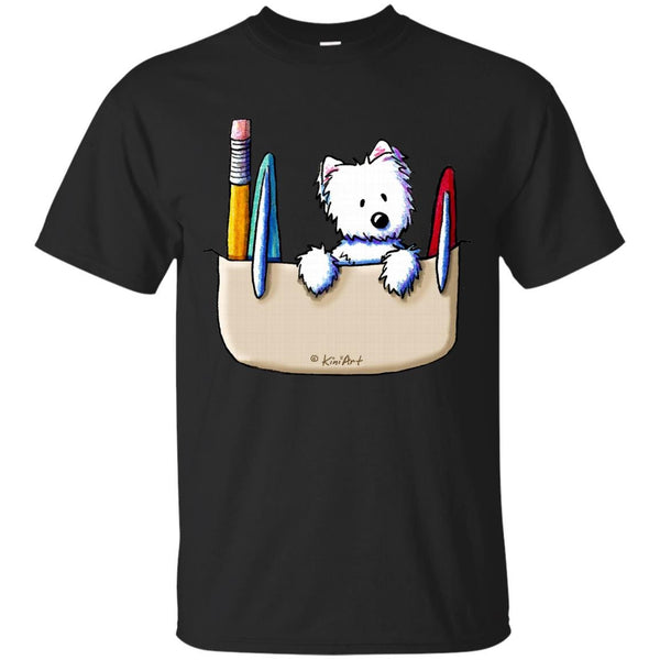POCKET PET - KiniArt Westie Pocket Protector T Shirt & Hoodie