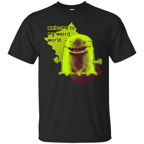 ALIEN CARTOON - welcome to my weird world funny alien cartoon T Shirt & Hoodie