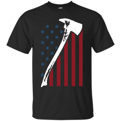Firefighter - Firefighter USA Flag blood borne T Shirt & Hoodie