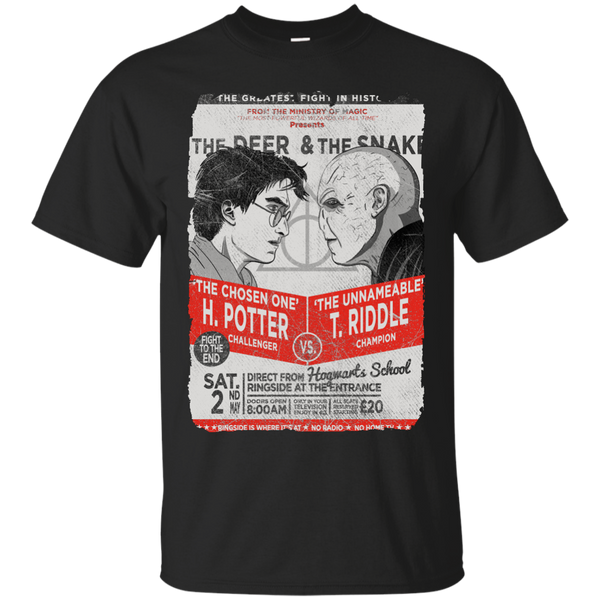 Boxing - The Deer vs The Snake Black version patronum T Shirt & Hoodie