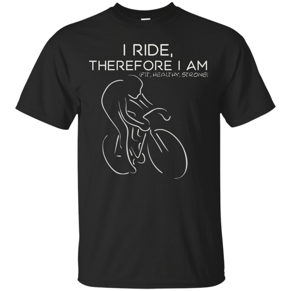 Biker - I ride therefore T Shirt & Hoodie